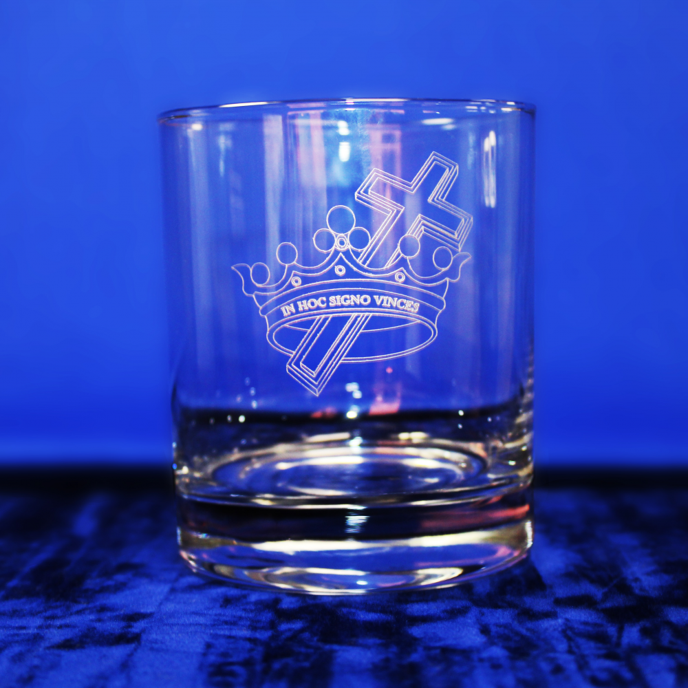 Royal Black Preceptory Standard Whisky Glass