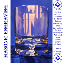 Shriners Premium Whisky Glass