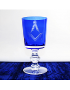 Cobalt Regal Wine Glass